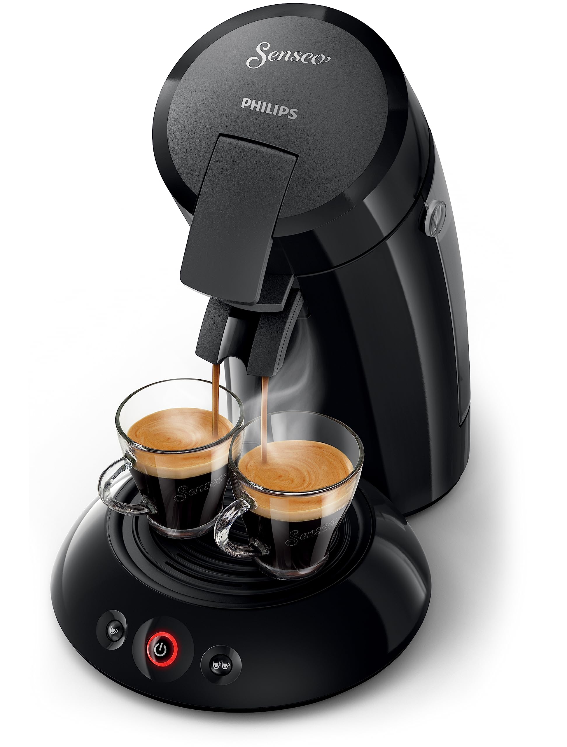 PHILIPS Senseo HD6553/67 - Macchina da caffè originale con crema Plus, 1450 W, 0,7 litri, colore: Nero