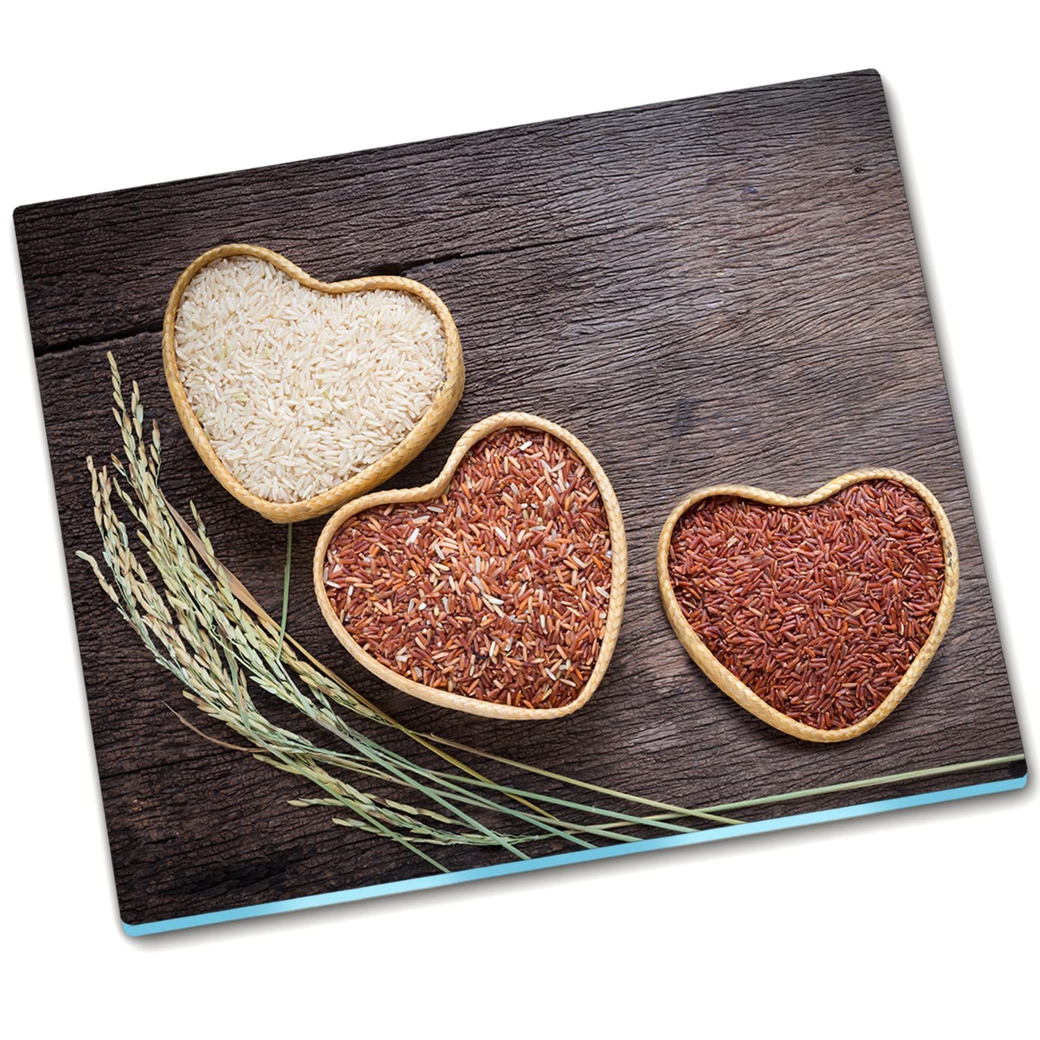 Planche de protection de poêle en verre trempé 60x52 cm Décormat pour cuisiner sans éclaboussures
