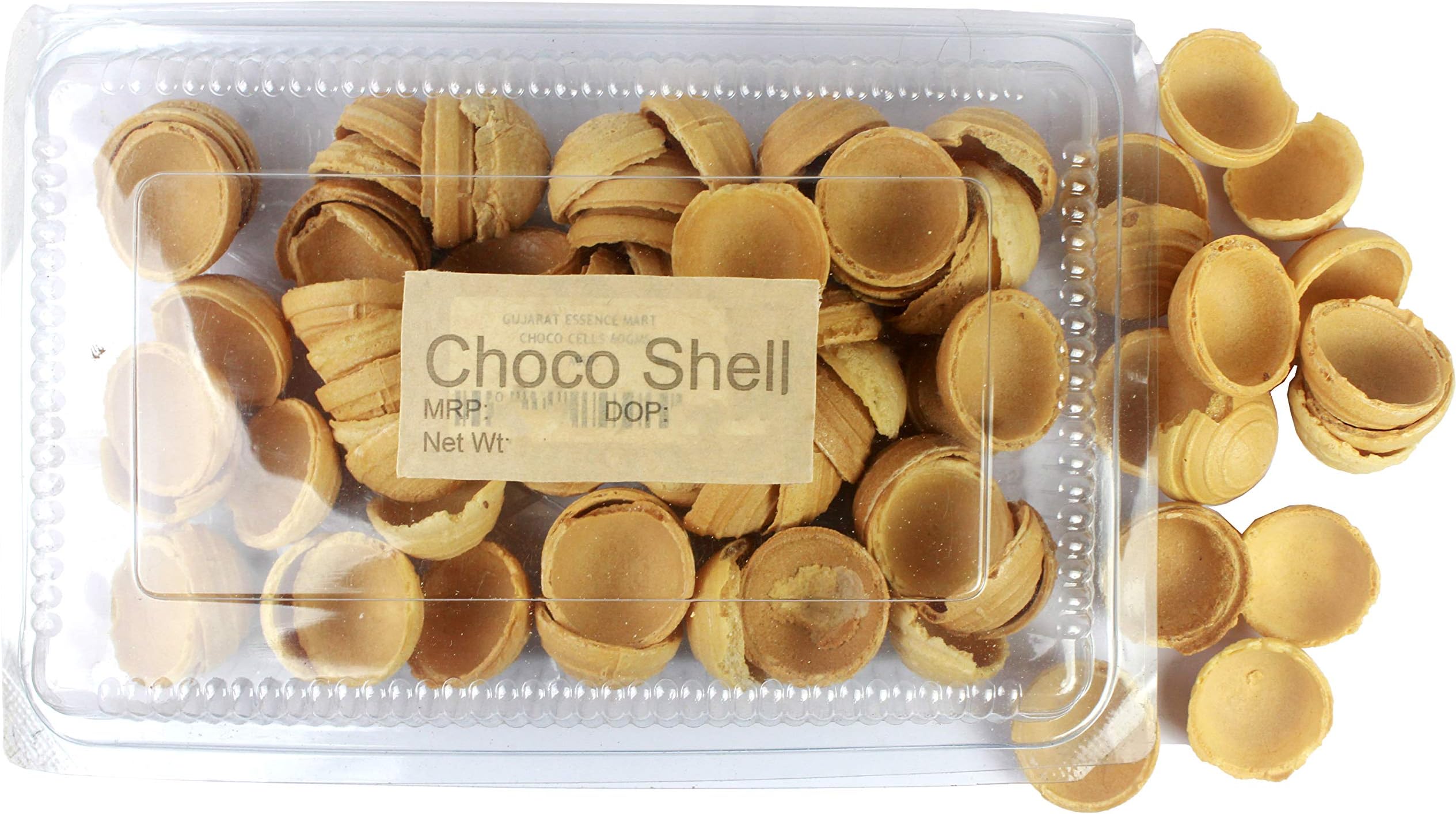Choco Shell Waffer Shell , 300g (Pack Of 5 * 60g)