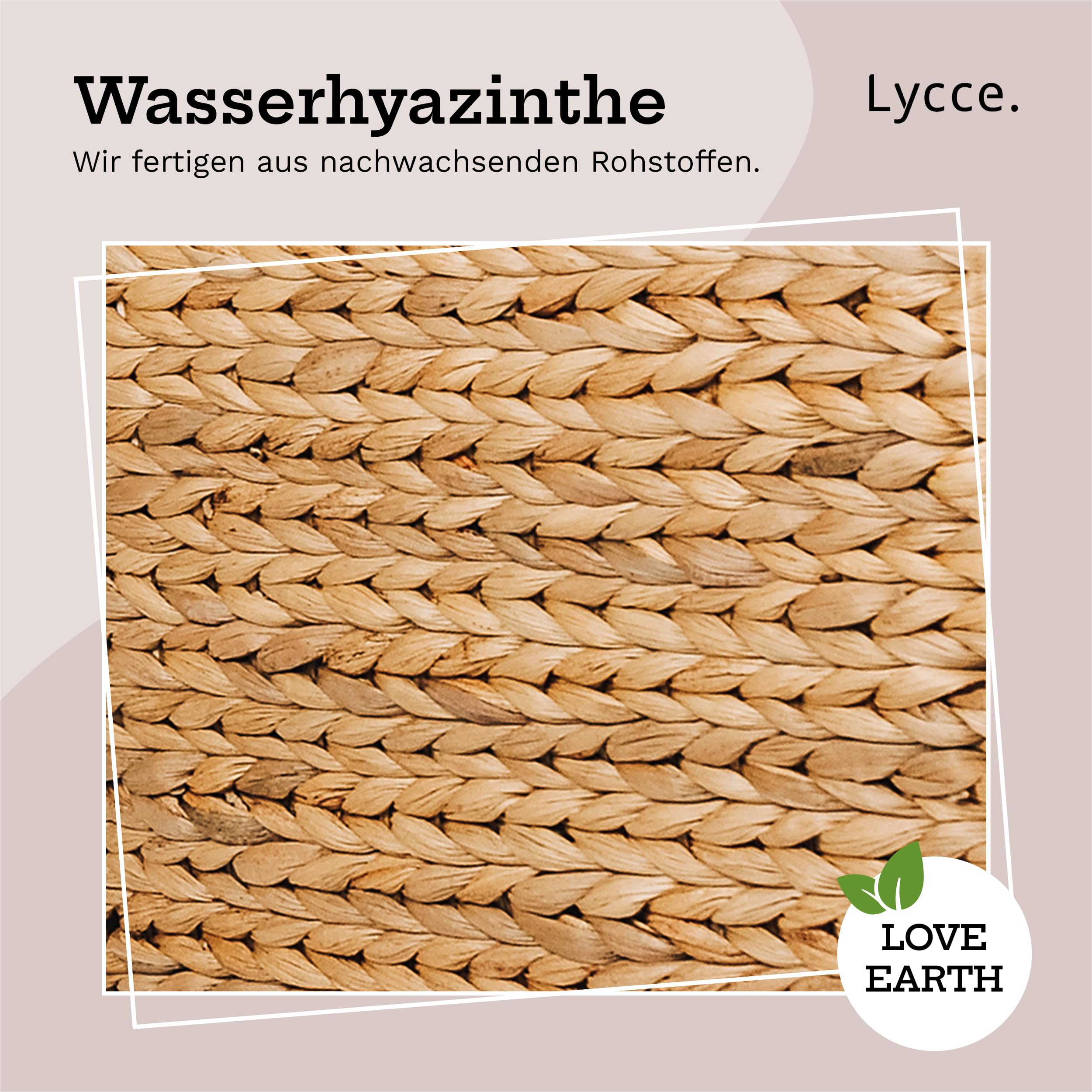 panier à linge en jacinthe d'eau, corbeille à linge, matériel naturel - plusieurs tailles disponibles : Taille 3