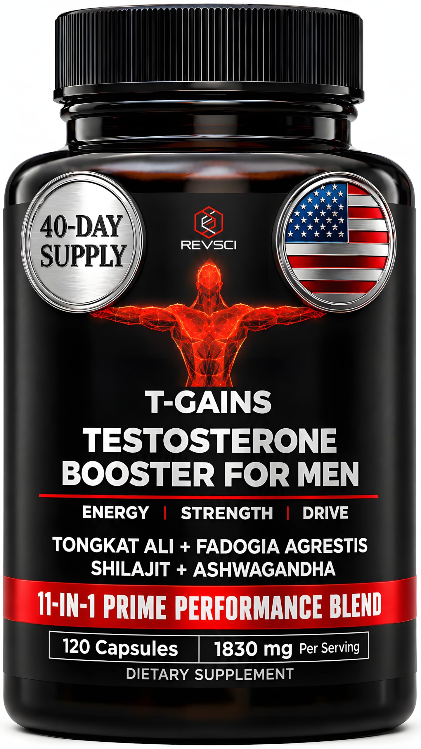 HGH Supplements for Men & Women - REGAINS Starter Pack, Anabolic Peptides for Muscle Growth, Muscle Recovery & Muscle Builder for Men, Human Growth Hormone Booster Post Workout Supplement, 30 Pills — Amazon image 11