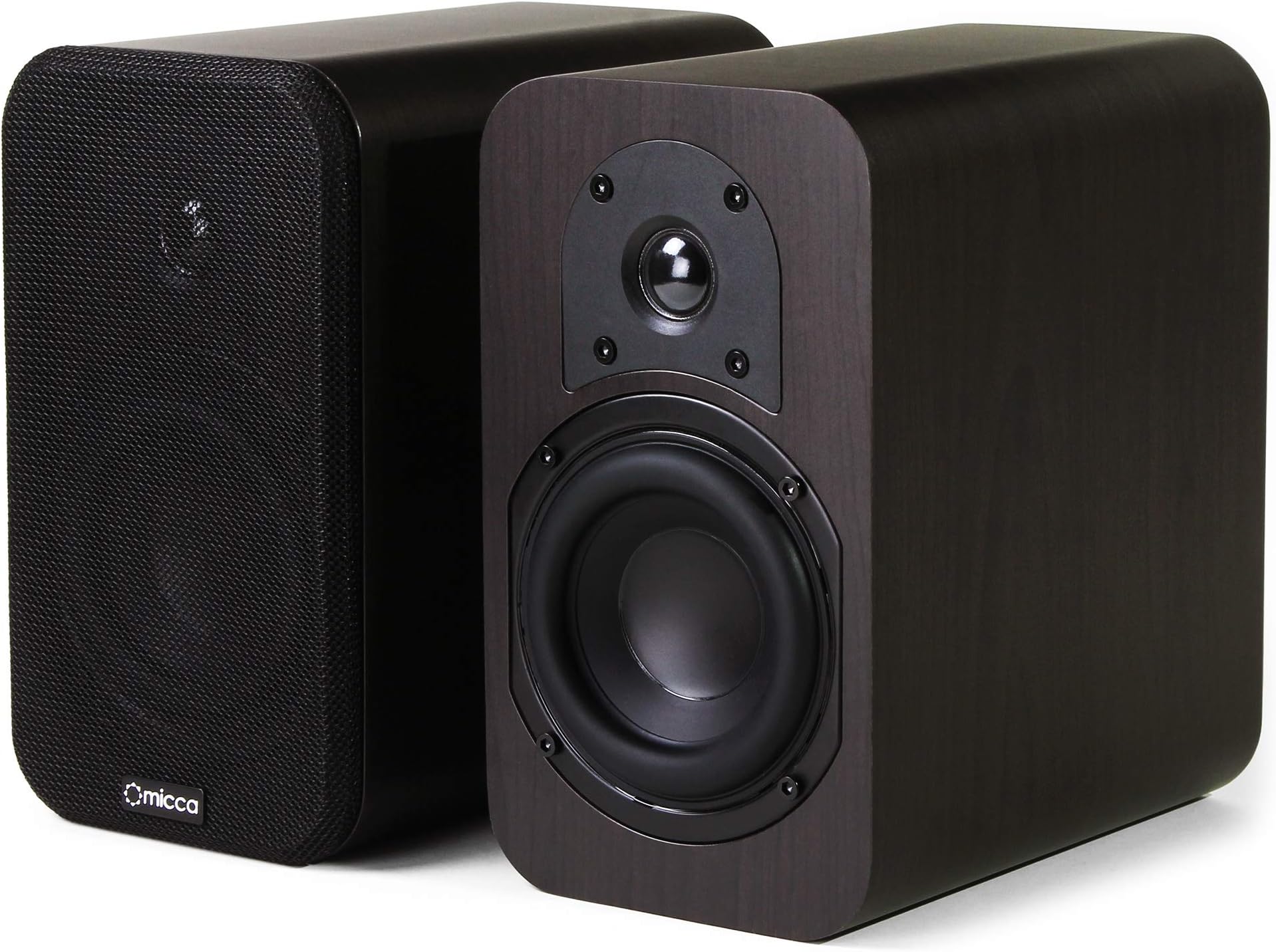 RB42 200 Watt Bookshelf Wired Speaker (Dark Walnut)