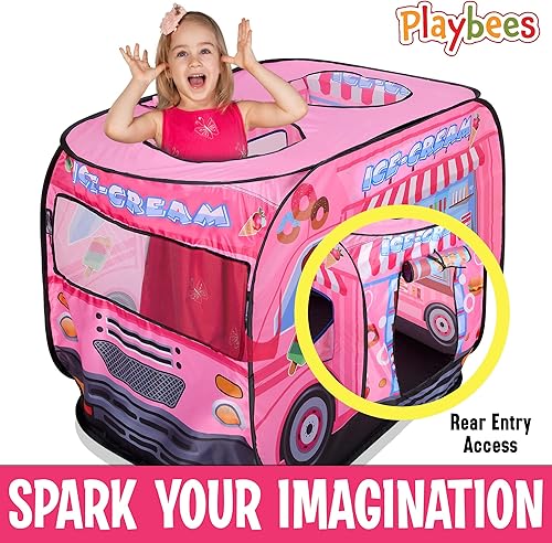 Miniatura 3 de Tienda de campaña desplegable con 3 aperturas para niños pequeños, para interiores y exteriores, tienda de campaña desplegable para niños, incluye