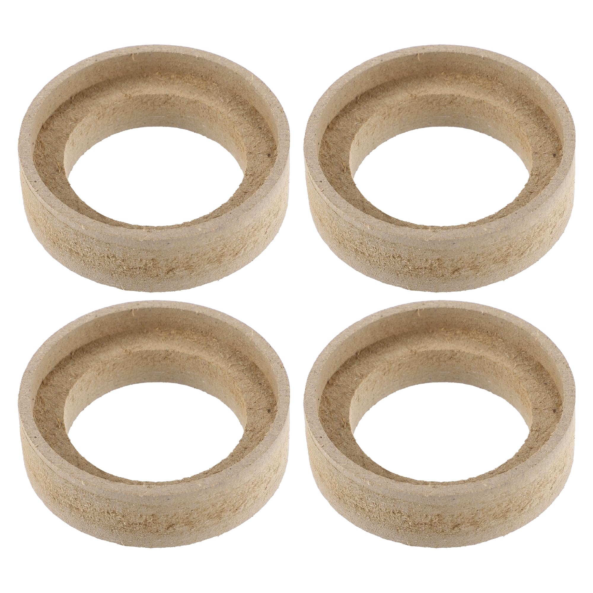 uxcell 4 Pcs Universal 1 Inch Speaker Subwoofer Mounting Spacer Rings Solid Wood Beige-image-42