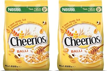 Nestl Cheerios Honey Cereal Cereal, 225 g 2 pack