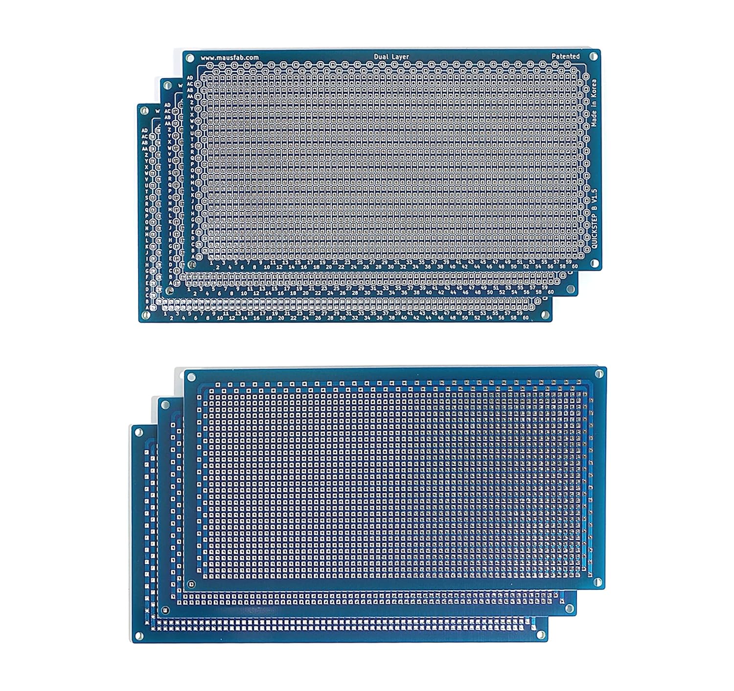 QuickStep Board 3PCS Equipped with Patterns for Quick and Easy Connection 6.8in X 3.6in