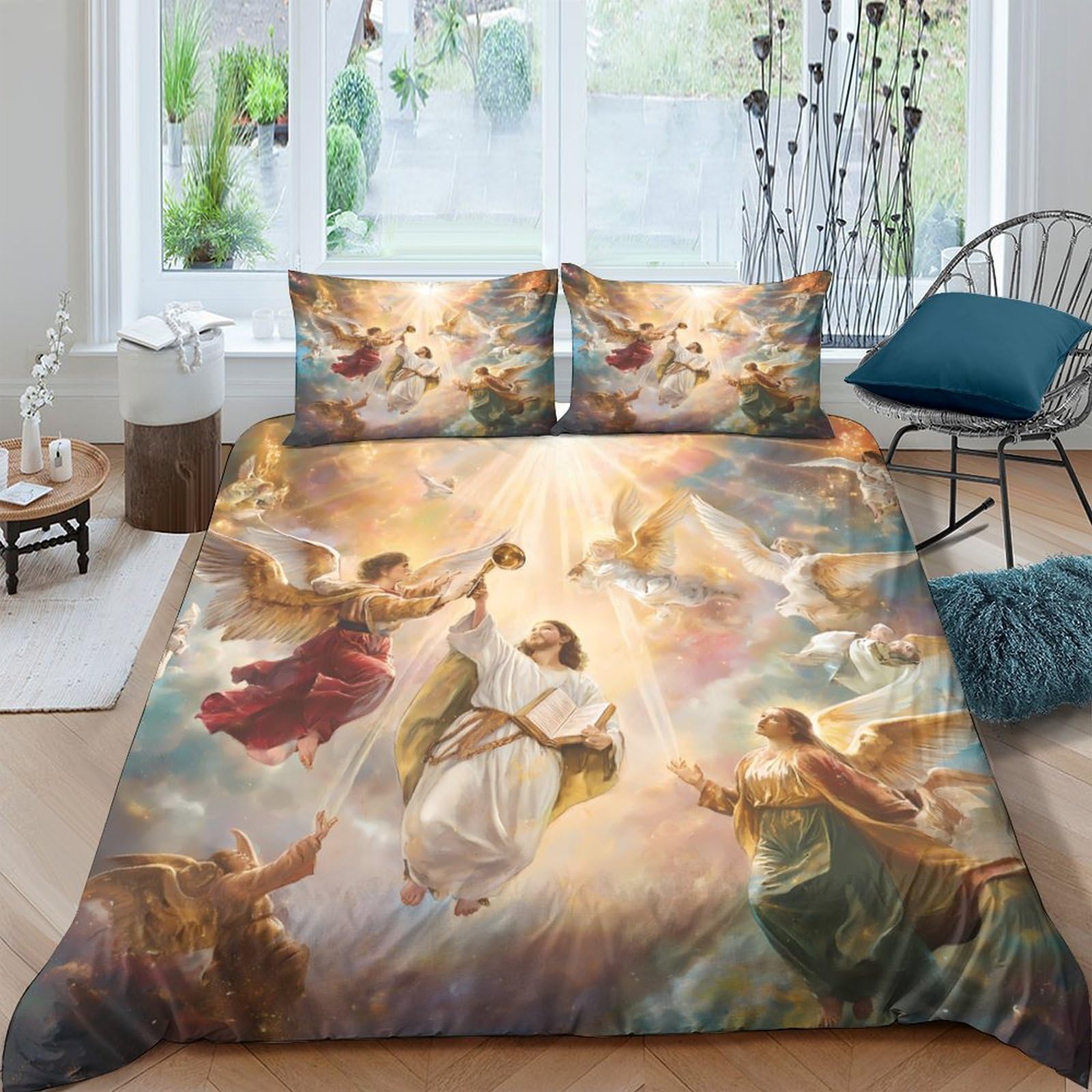 Ctjqhvkz Style-1 3D Printed Fitted Sheet Microfiber Galaxy Starry Sky Bed Cover For Bedroom And Dormitory Protection, Anti-Slip, Easy Care, Artistic Bedroom Decor Single（135X200cm）