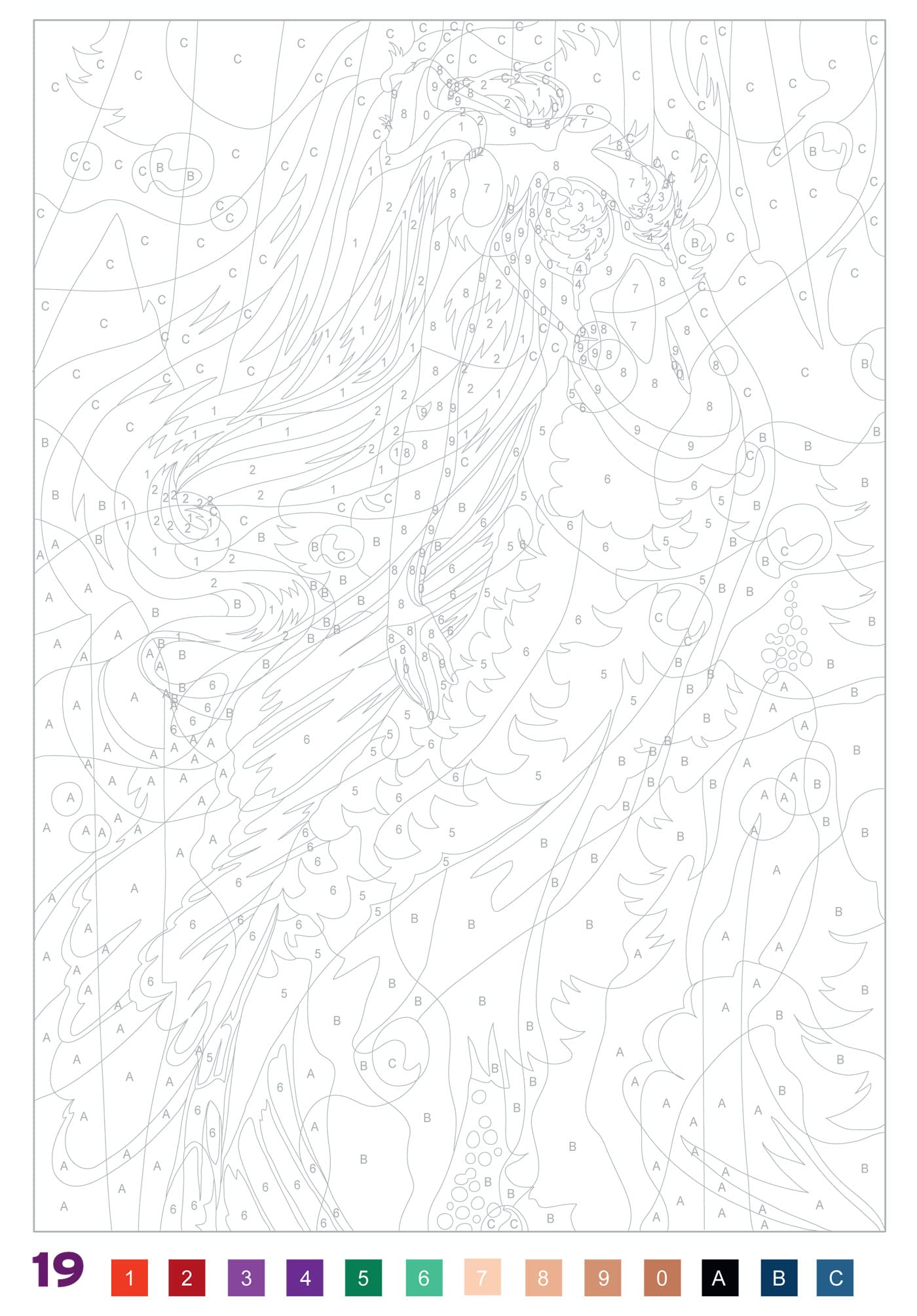 Mystères Fantasy NED: 50 coloriages