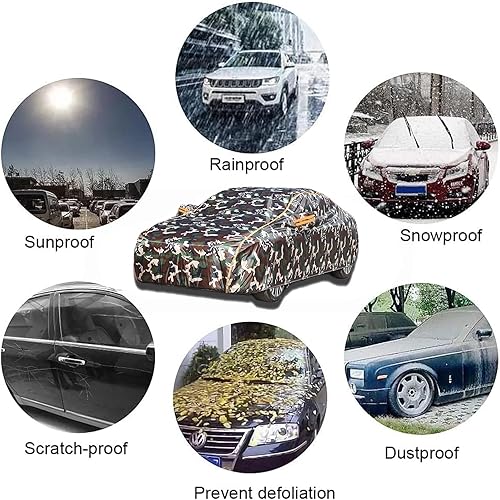 Miniatura 9 de GgJjCv Waterproof Car Cover for Mazda CX-3 Car Covers,Outdoor Full Cover Sun Rain UV Dust All Weather Protection