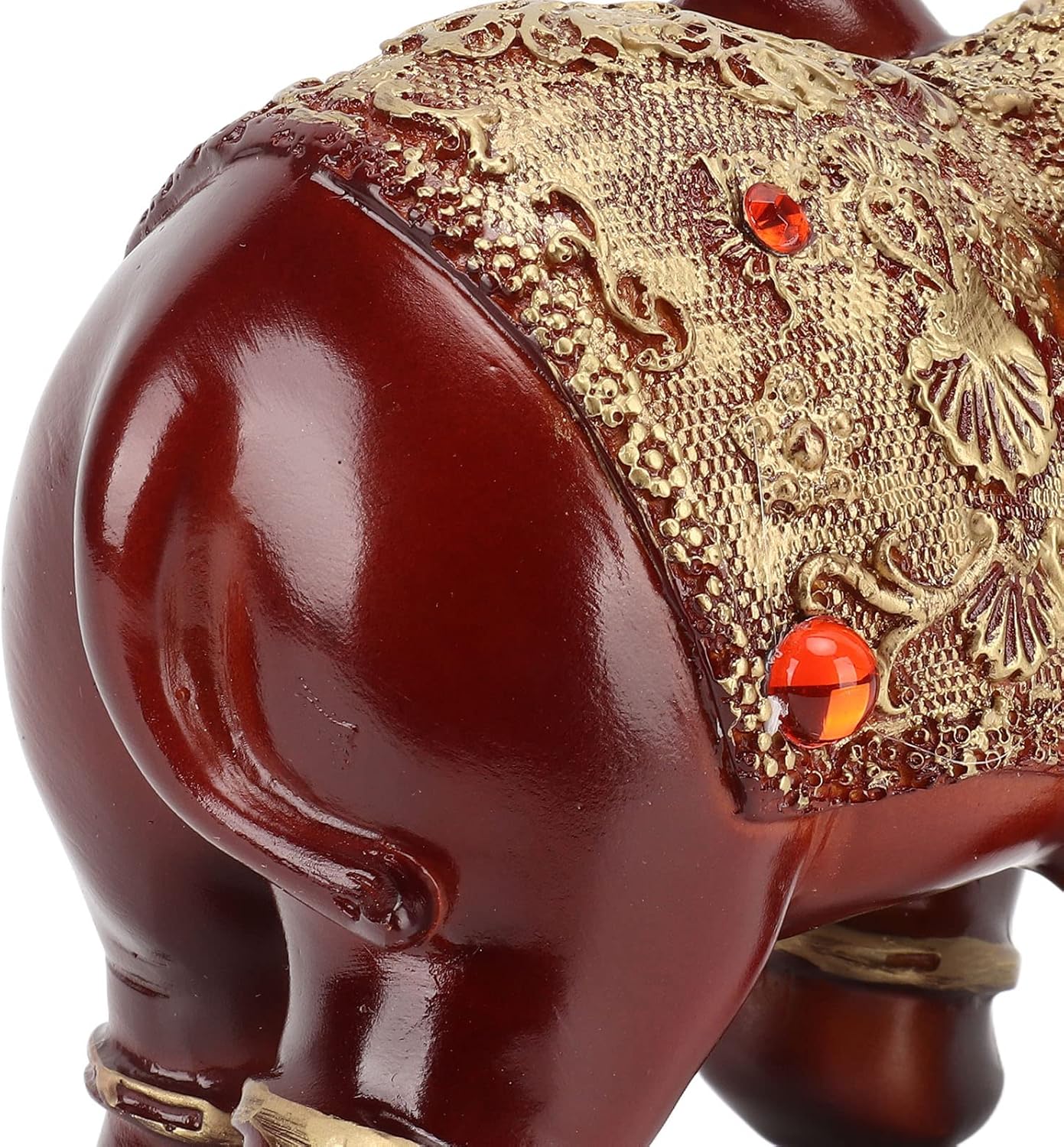 Yctze Elephant Statue - Elegant Elephant Decor for Home, Bedroom, Office, Attracts Luck and Prosperity, Lifelike Design for a Warm Ambiance
