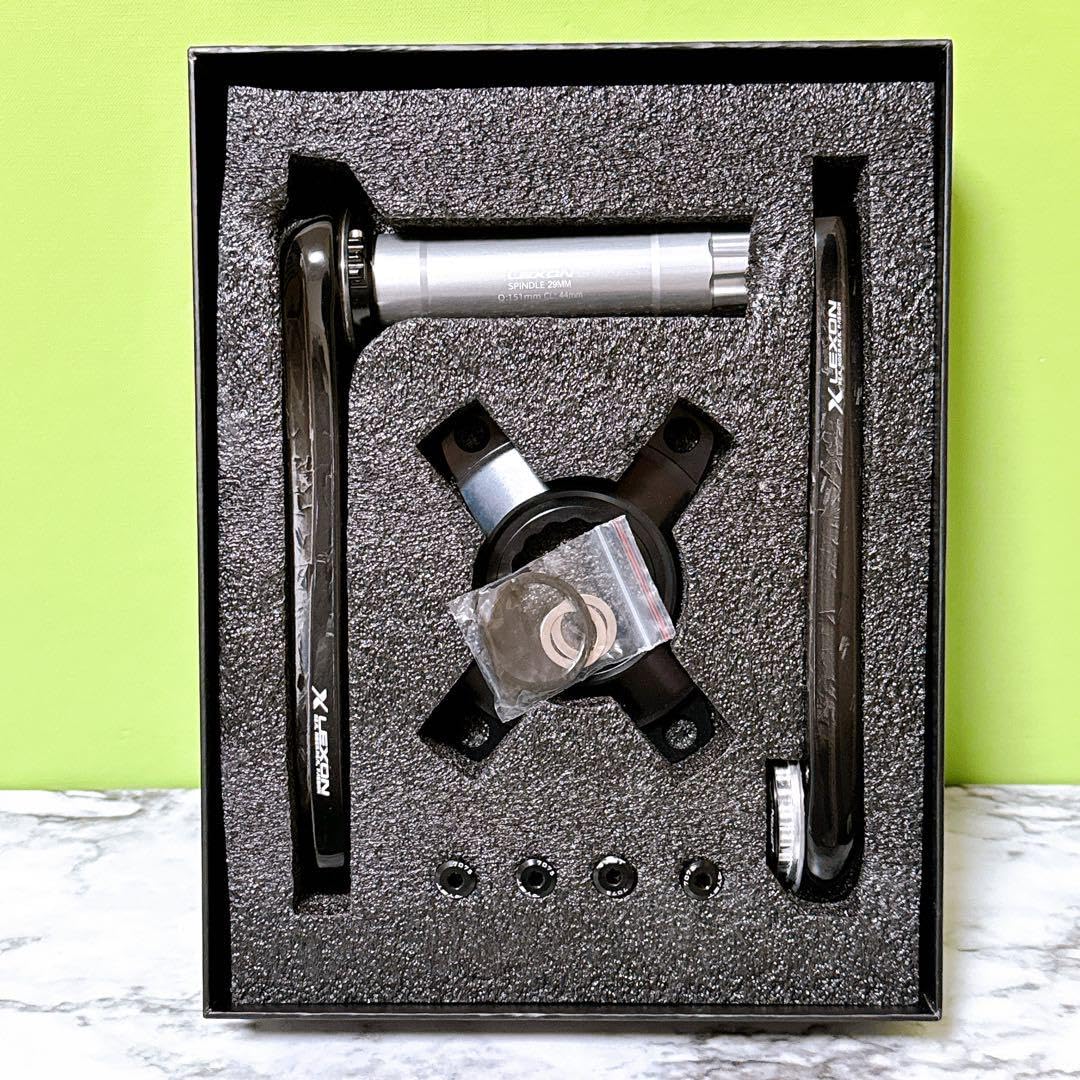 Amazon.co.jp: LEXON カーボンクランク 165mm 29mm dub規格