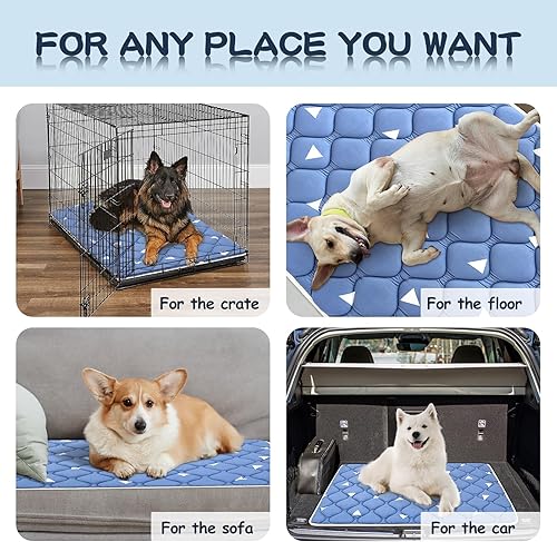 Miniatura 3 de Tapete para jaula de perro, ultra suave, para dormir con parte inferior antideslizante, lavable para perros grandes, medianos y pequeños, con