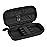 Casemaster Warden 3 Dart Case, Holds Extra Accessories, Shafts and Flights, Compatible with Steel Tip and Soft Tip Darts, Impact & Water Resistant TacTech Shell, Black Zipper