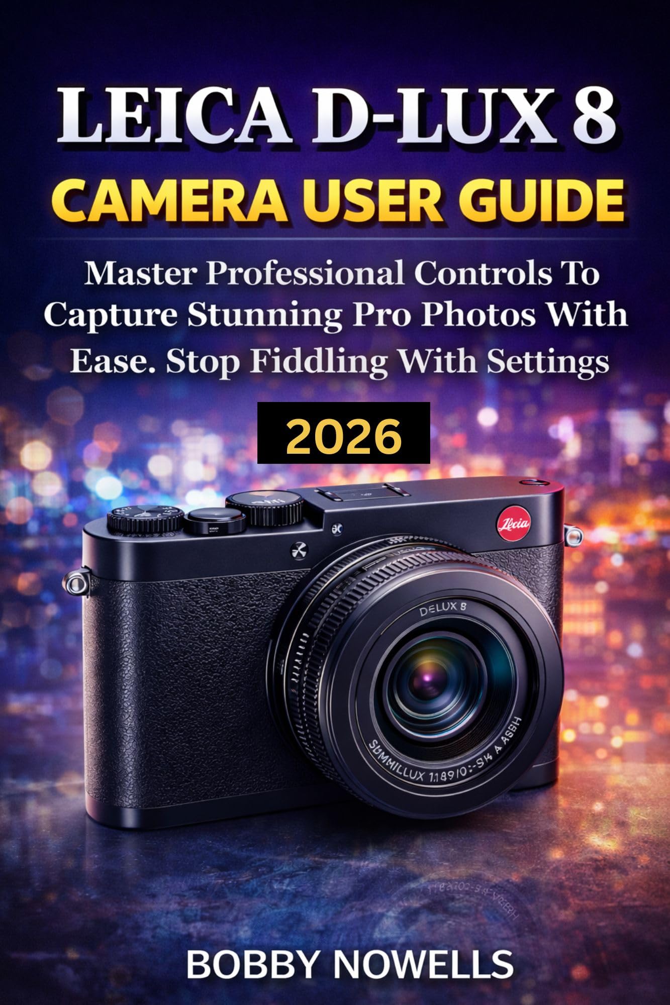 Livre Leica D-Lux 8 guide de voyage pour des photos parfaites