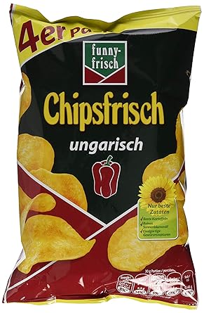 Funny Frisch Chipsfrisch Ungarisch Multipack 4 X 50g Amazon De Lebensmittel Getranke