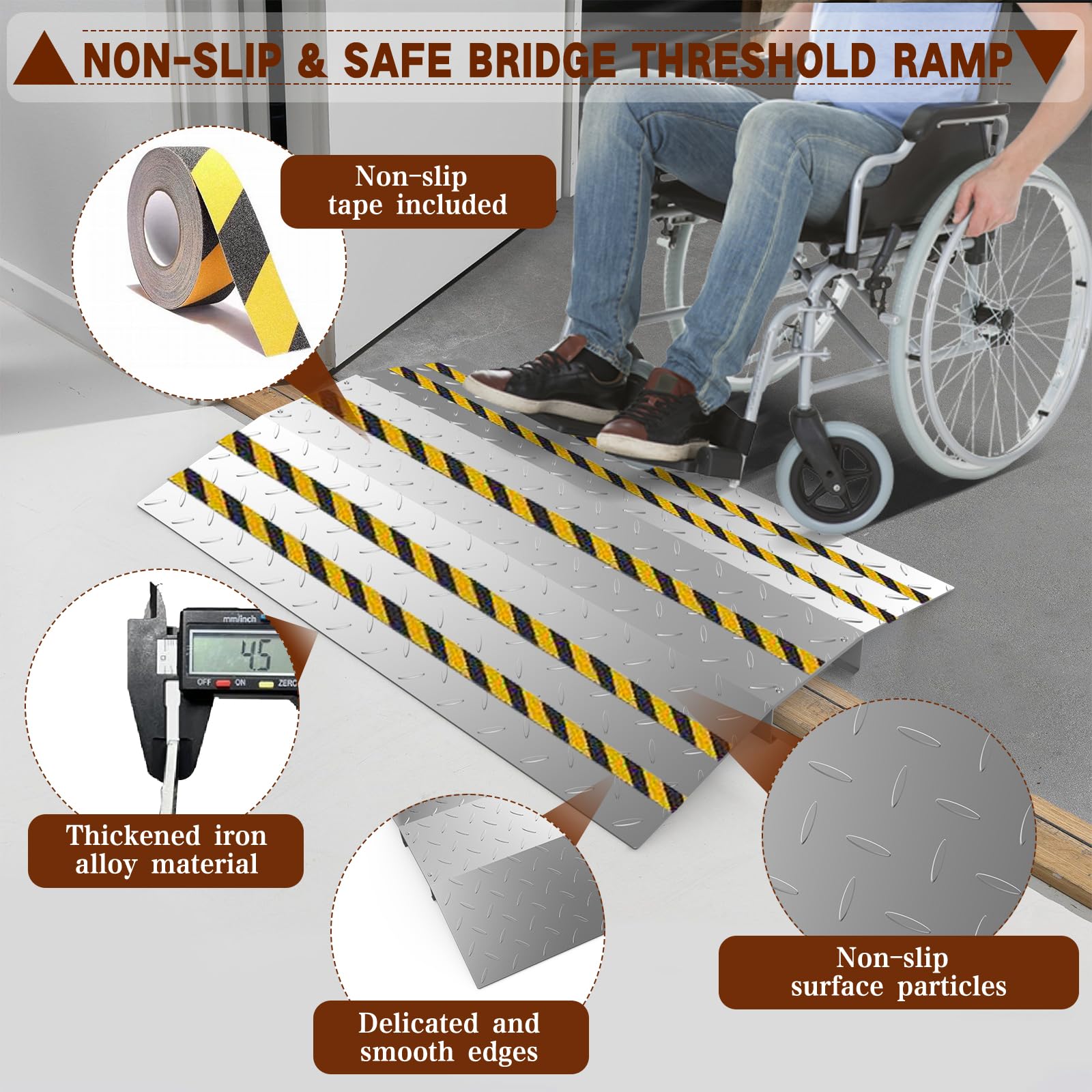 Snapklik.com : Door Threshold Ramp 31.5