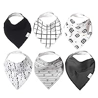 Algopix Similar Product 13 - Copper Pearl Baby Bandana Bibs  6 Pack