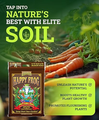 Miniatura 3 de FoxFarm FX14082 Happy Frog Bag - Bolsa para macetas de 12 cuartos de galón color marrón