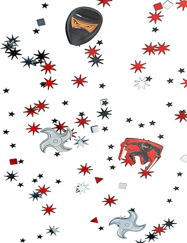Amscan Ninja Value Confeti, 1 paquete, recuerdo de fiesta