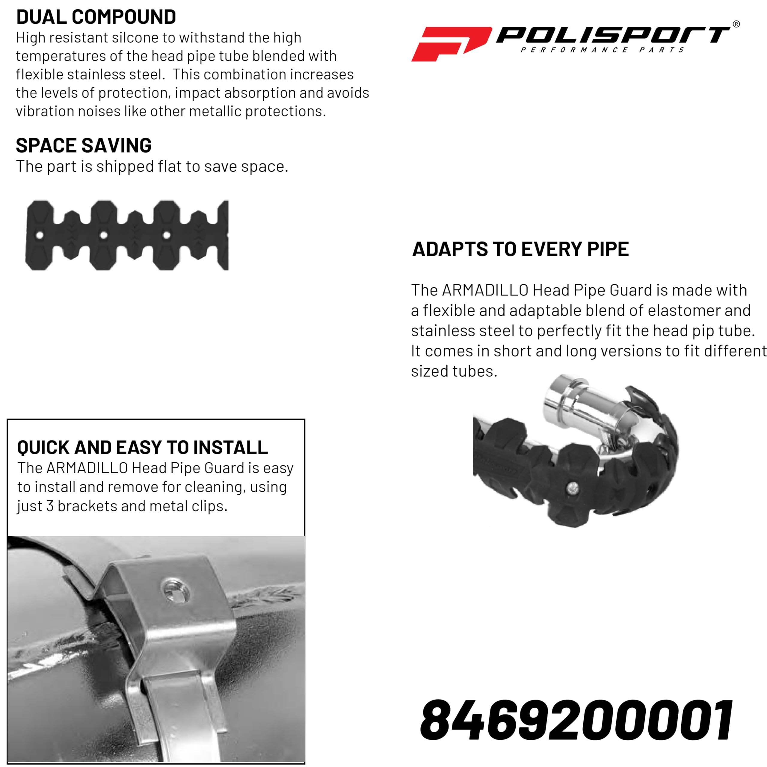 Amazon | Polisport デュアルコンパウンド アルマジロ パイプ