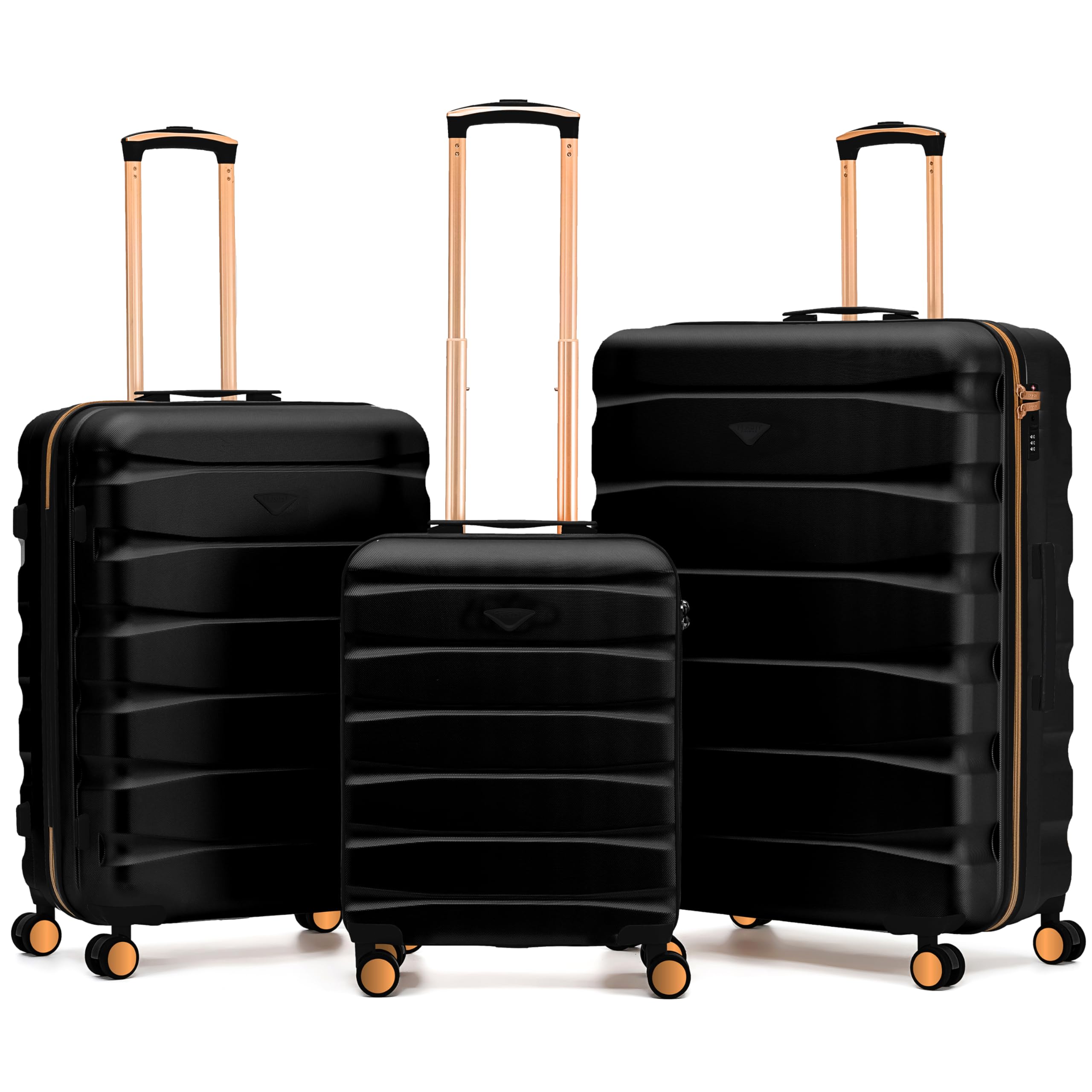 Flight Knight Underseat Cabin Suitcase 45x36x20cm | Free Hand Luggage for EasyJet & Wizz Air | Lightweight ABS Hard Shell with 8 Silent-Glide Spinner Wheels | Max Space Travel Bag — view 98