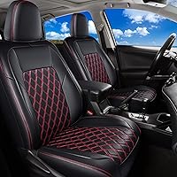 Vista 14 de Huidasource Juego completo de fundas de asiento de automóvil RAV4 de ajuste personalizado, cojines de asiento delantero y trasero impermeables