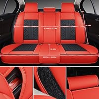 Vista 212 de GXT Bench Seat Cover, Premium Faux Leather Bench Seat Covers for Trucks - Universal Fit for Most Sedans SUV Pick-up Truck, Durable for Long Lasting