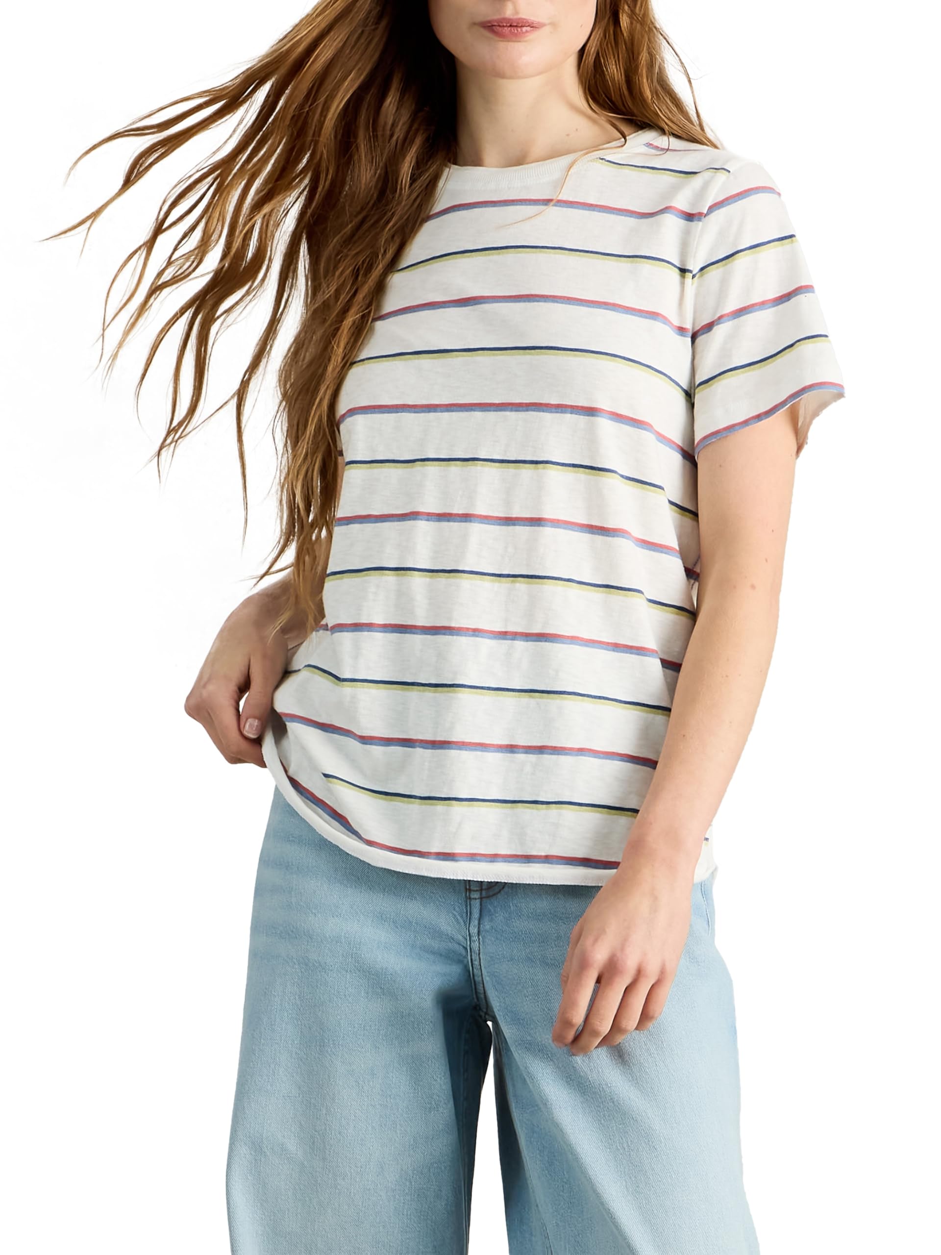 White Stuff Women's Ivory Mlt Clara T-Shirt, 16