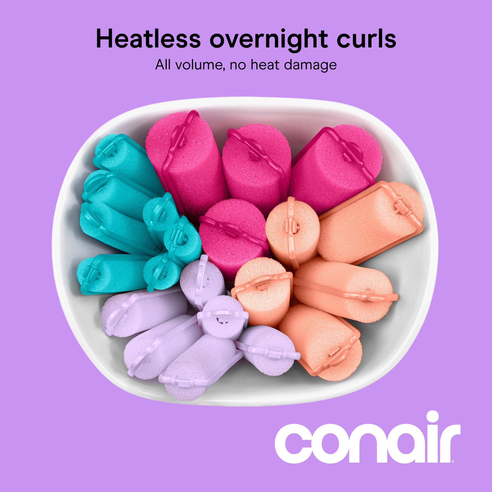 Conair 61118 Conair - Rodillos de espuma, 48 unidades