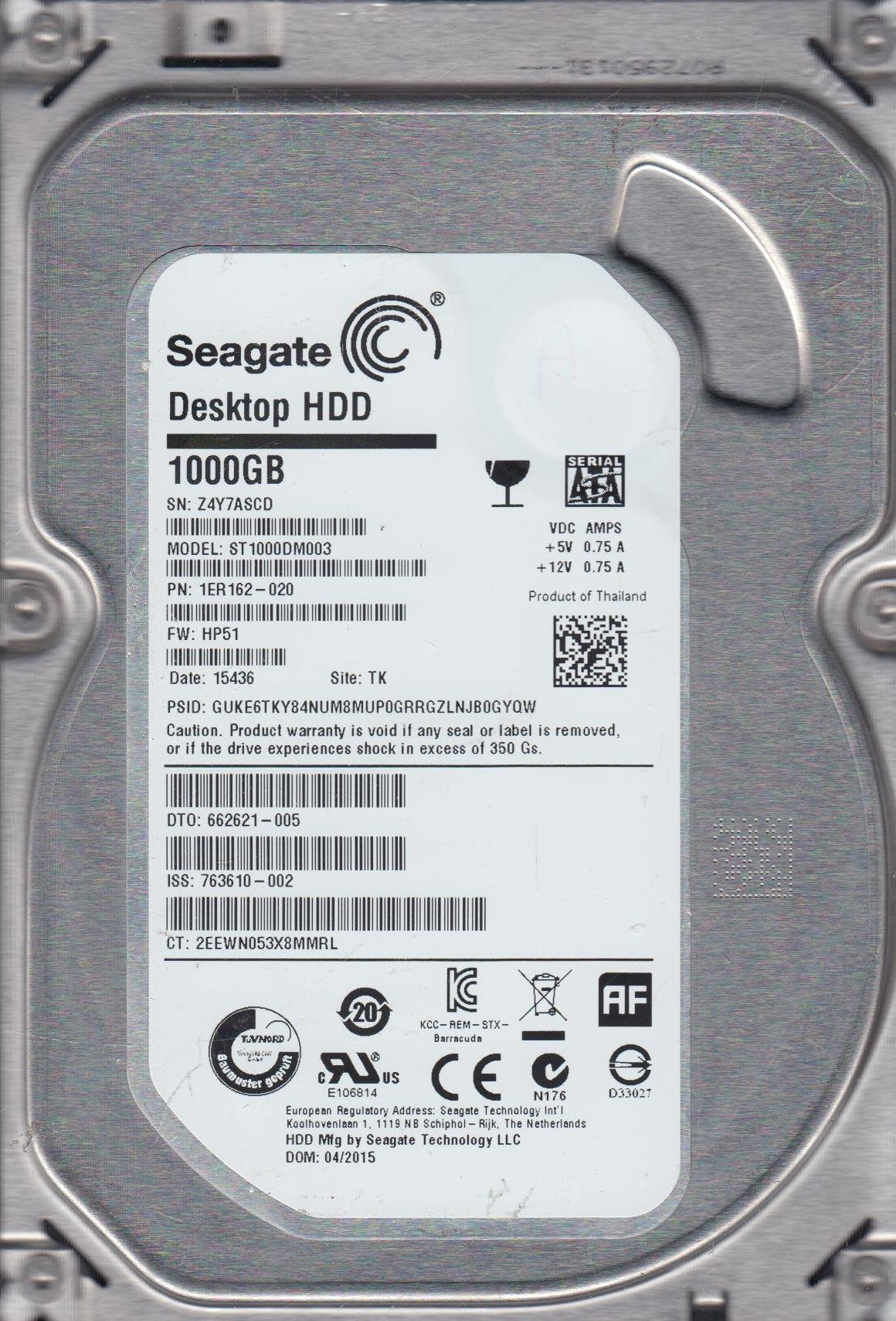 新品未使用Seagate Barracuda 3.5インチ HDD3個セット Amazon.co.jp
