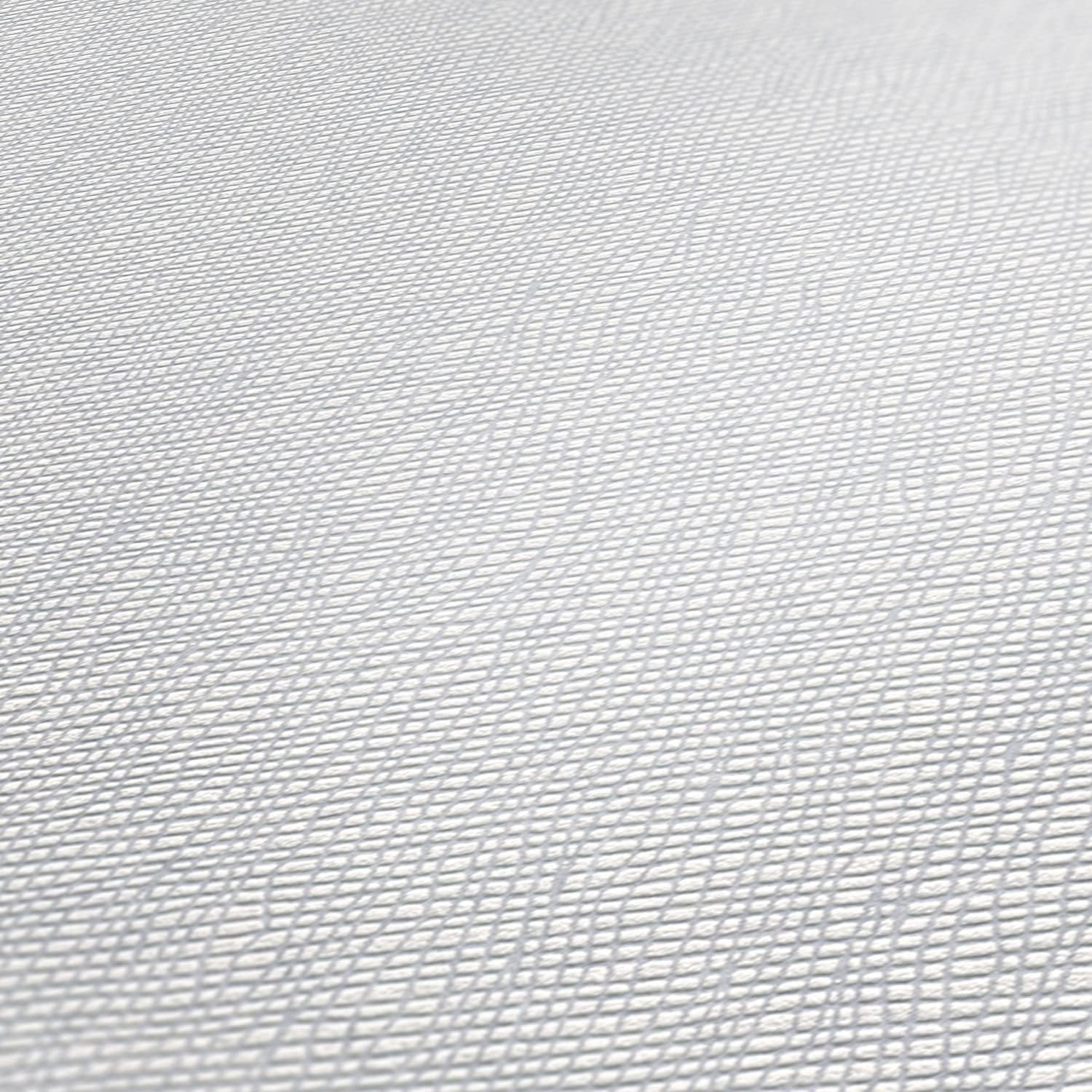 A.S. Création Paintable Non-Woven Wallpaper 10.05 m x 0.53 m White Made in Germany 246011 2460-11