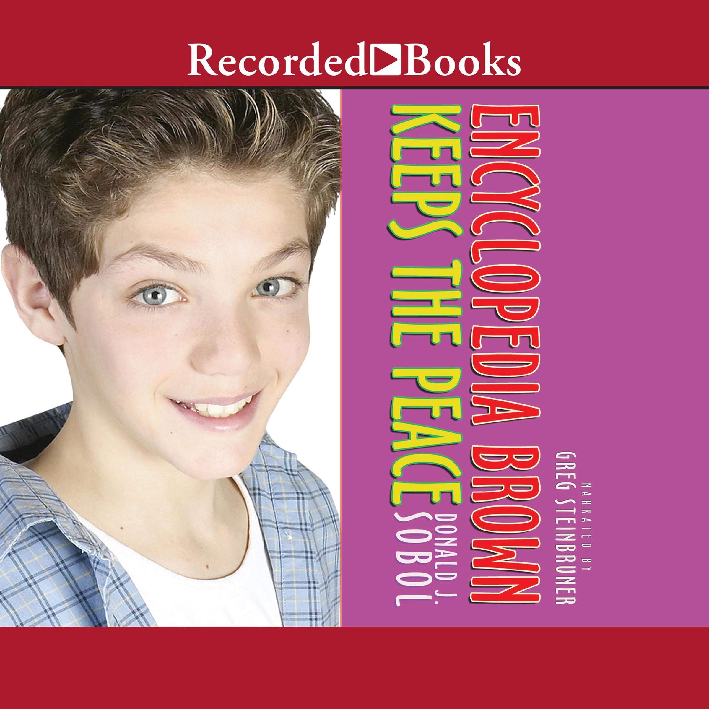 Cover art for Encyclopedia Brown Keeps the Peace