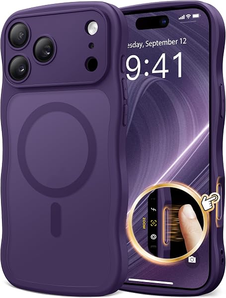 CAPRARO for iPhone 18 Pro Case for Women, Compatible with MagSafe