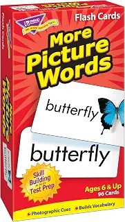 Trend Enterprises More Picture Words Skill Drill Flash Cards