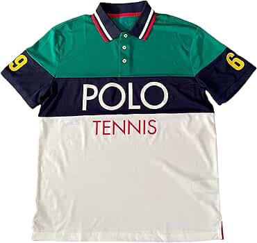極美品 polo ralph lauren football l/s tee Slim Fit Polo Shirt