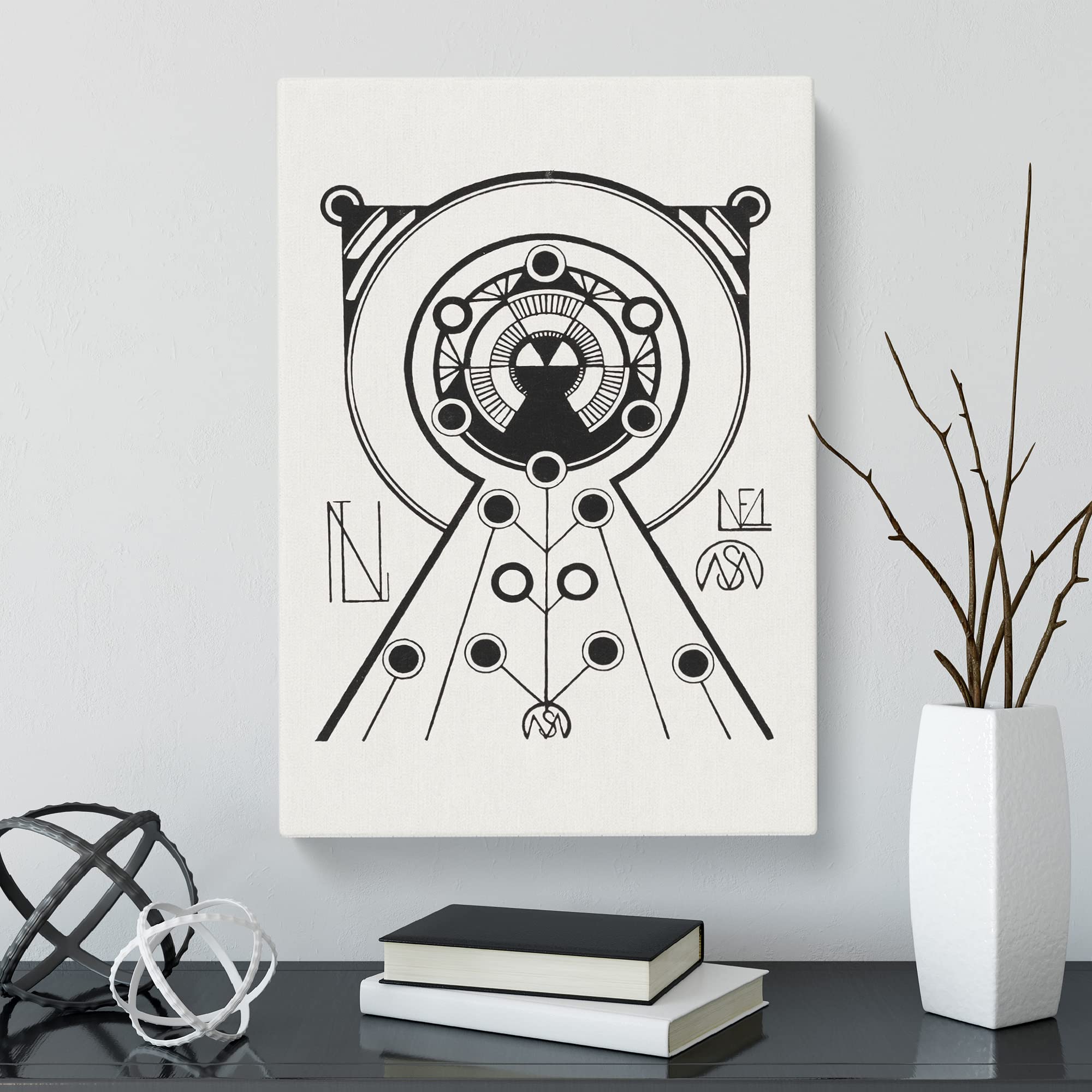 Ornaments Vol.3 By Samuel De Mesquita Canvas Print, Mixed, 25L x 50W cm - Image 3