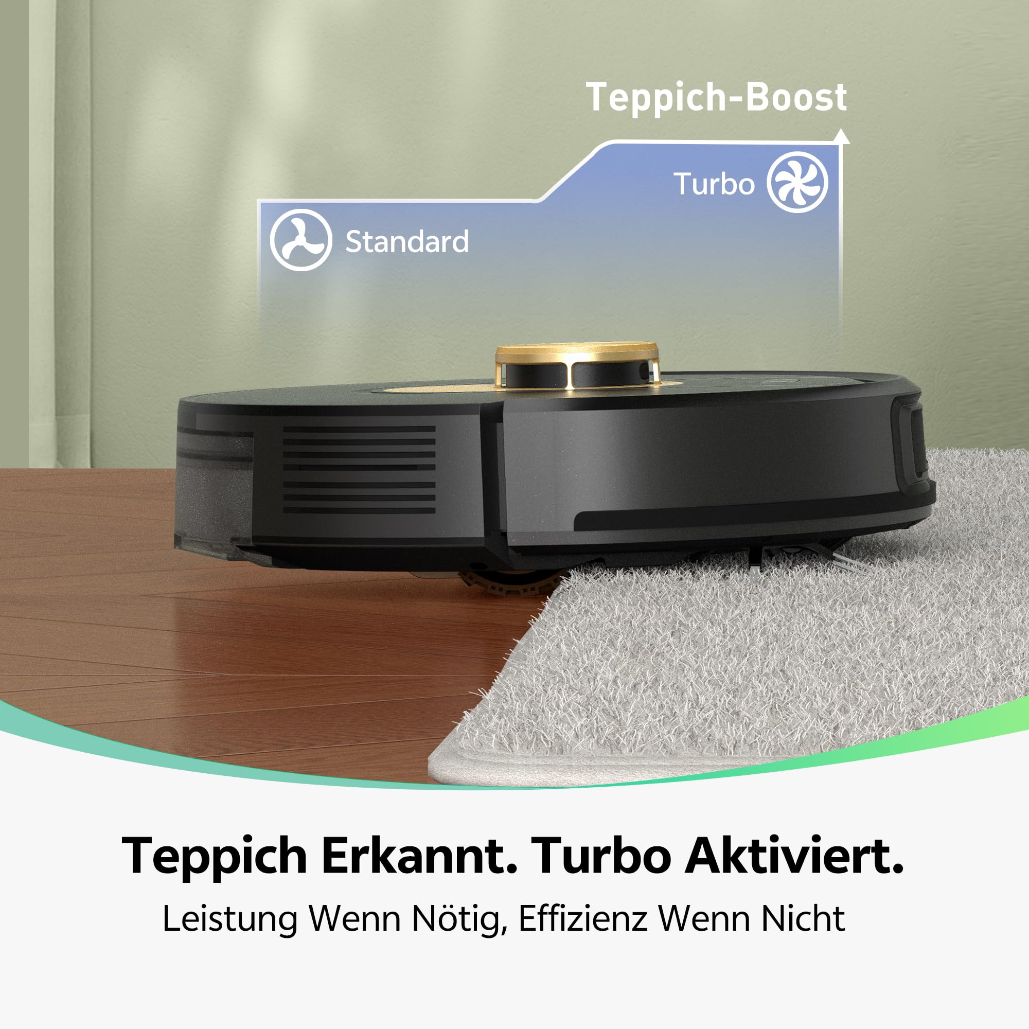 Vexilar Saugroboter mit Wischfunktion, 8000Pa & 180 Min Laufzeit Staubsauger Roboter mit LiDAR Lasernavigation & No-Go-Zonen, App/Alexa/iWatch Steuerung, Ideal für Tierhaare Teppiche (Schwarz)