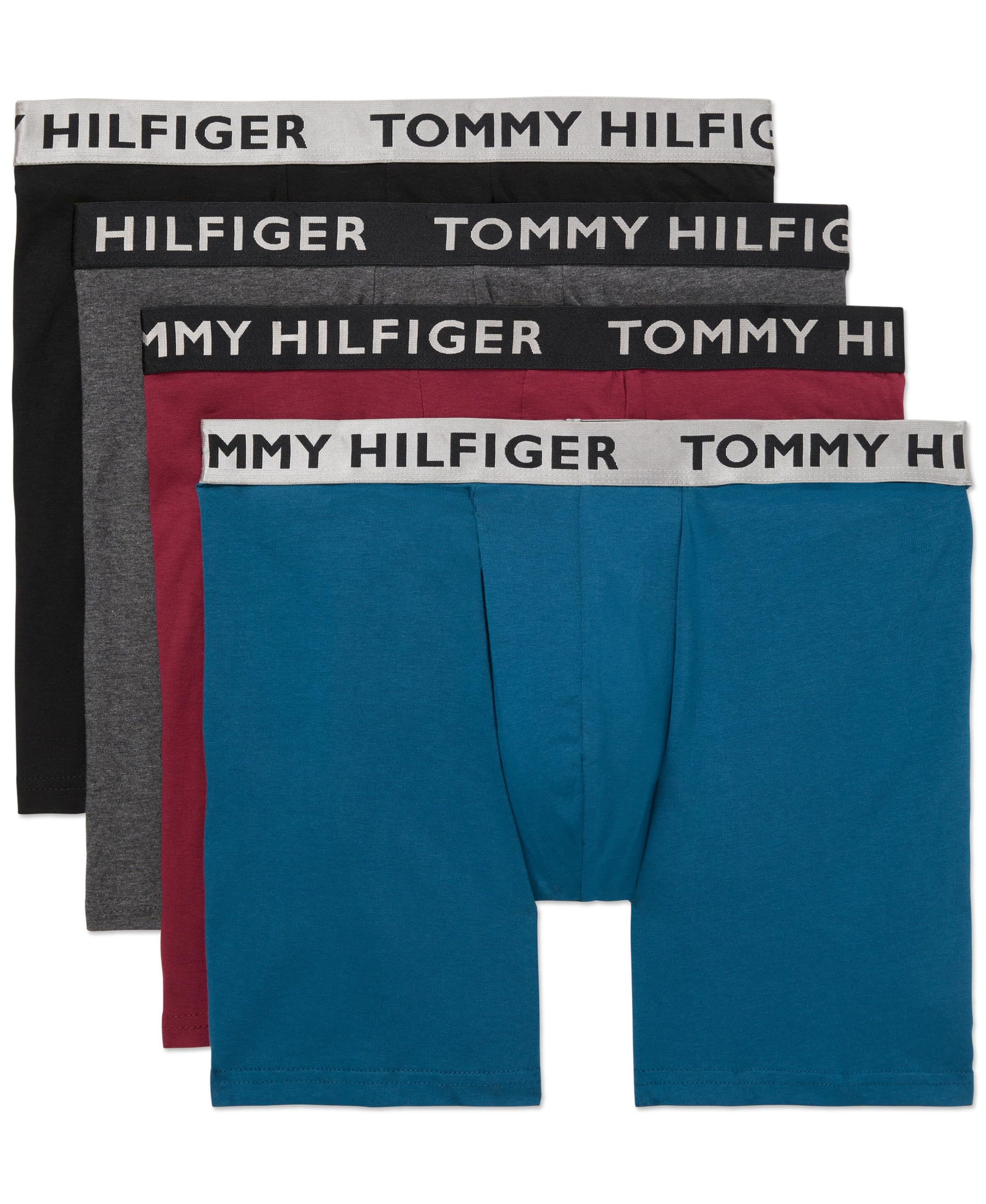 Tommy HilfigerMen's Cotton Stretch 4-pack Boxer Brief