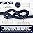 RainierSupplyCo Boat Anchor Rope - Double Braided Marine Rope Anchor Line - 50 ft x 3/8 Inch Nylon Boating Line with 316 Stainless Steel and Heavy Duty Marine Grade Bow Shackle - Navy Blue