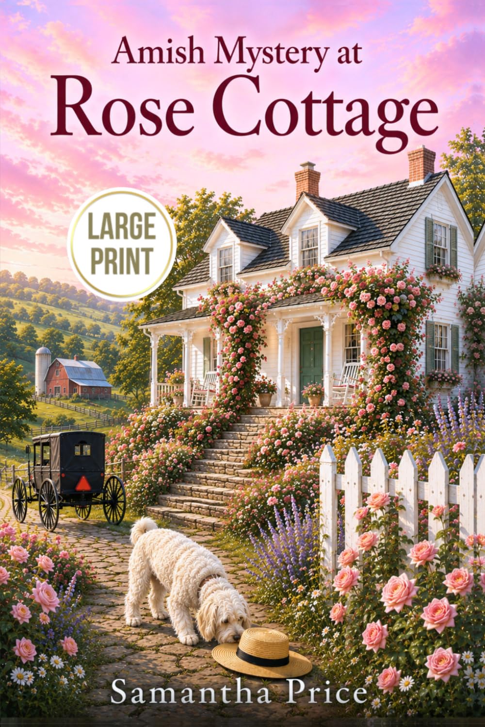 Amish Mystery at Rose Cottage LARGE PRINT (Ettie Smith Amish Cozy Mysteries - Large Print Editions)