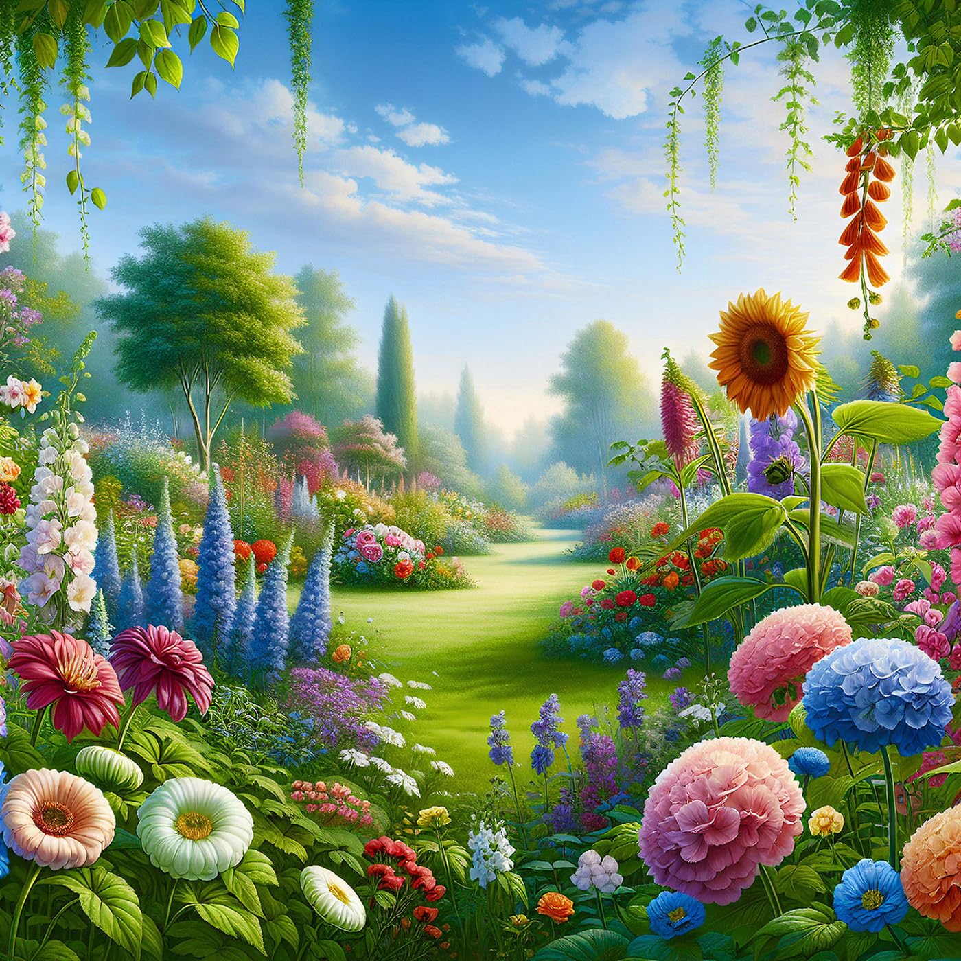 Papier peint panoramique enfants magique et résistant Lumalea déco grand format
