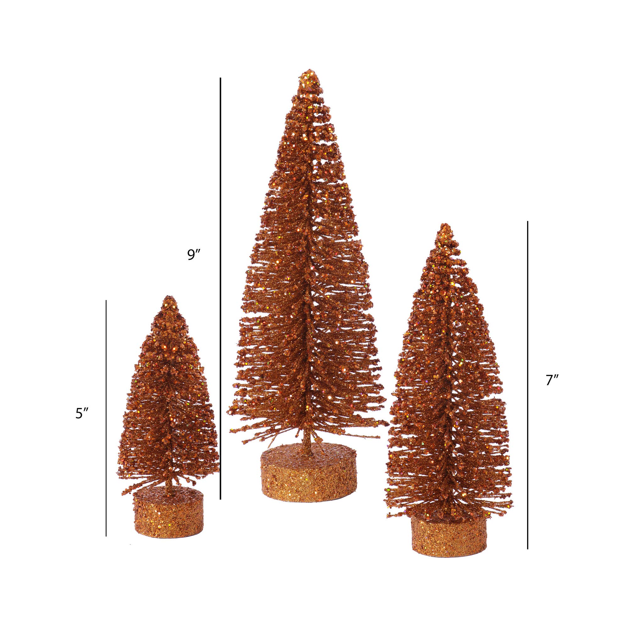 Amazon.co.jp: Vickerman 5インチ/7インチ/9インチ 銅 キラキラ