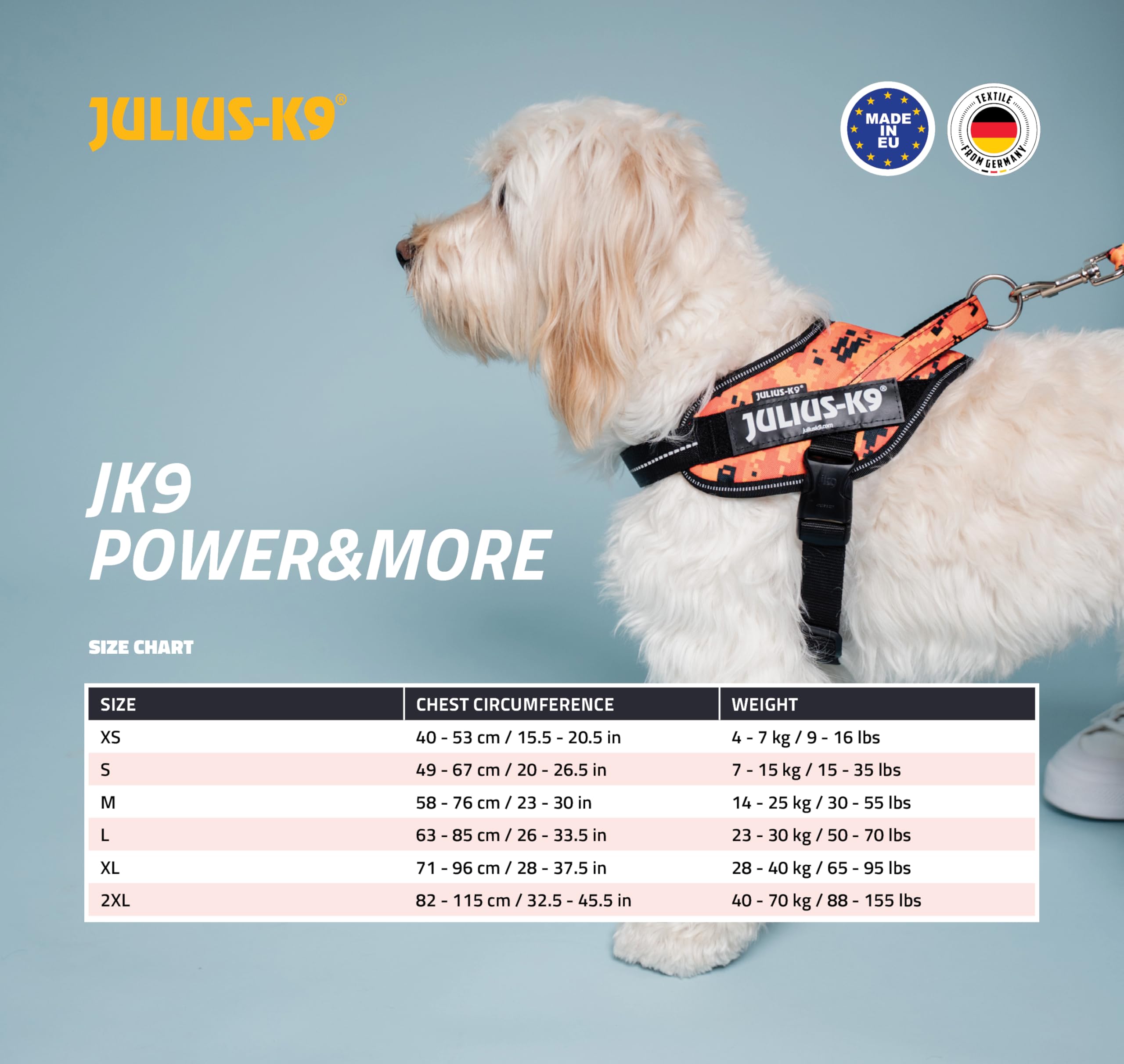 Image secondaire de Harnais Confort Power&More pour Chien - Taille S, Couleur Vibe