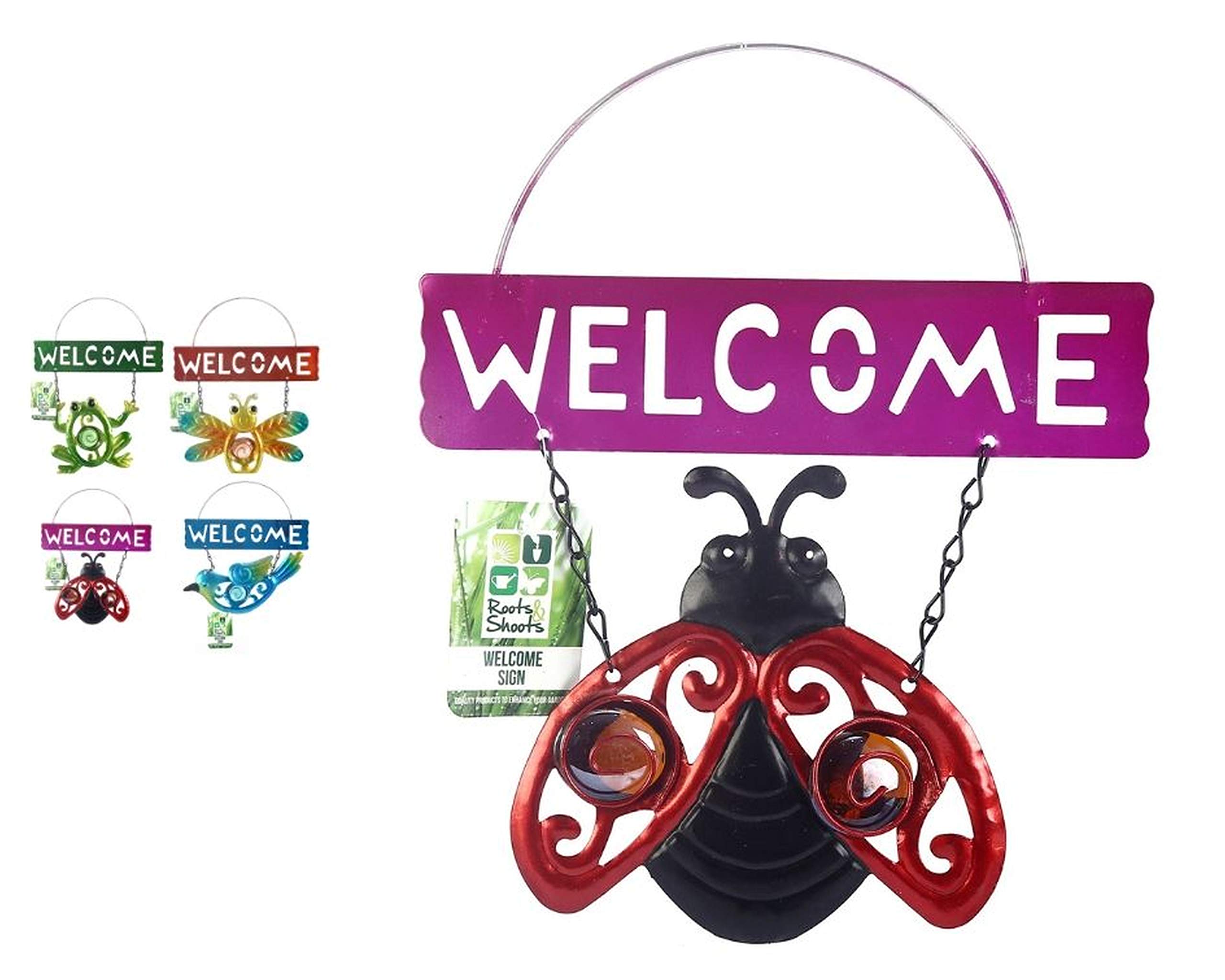 Bosphorus Homi Balcony And Garden Welcome Sign With Butterfly