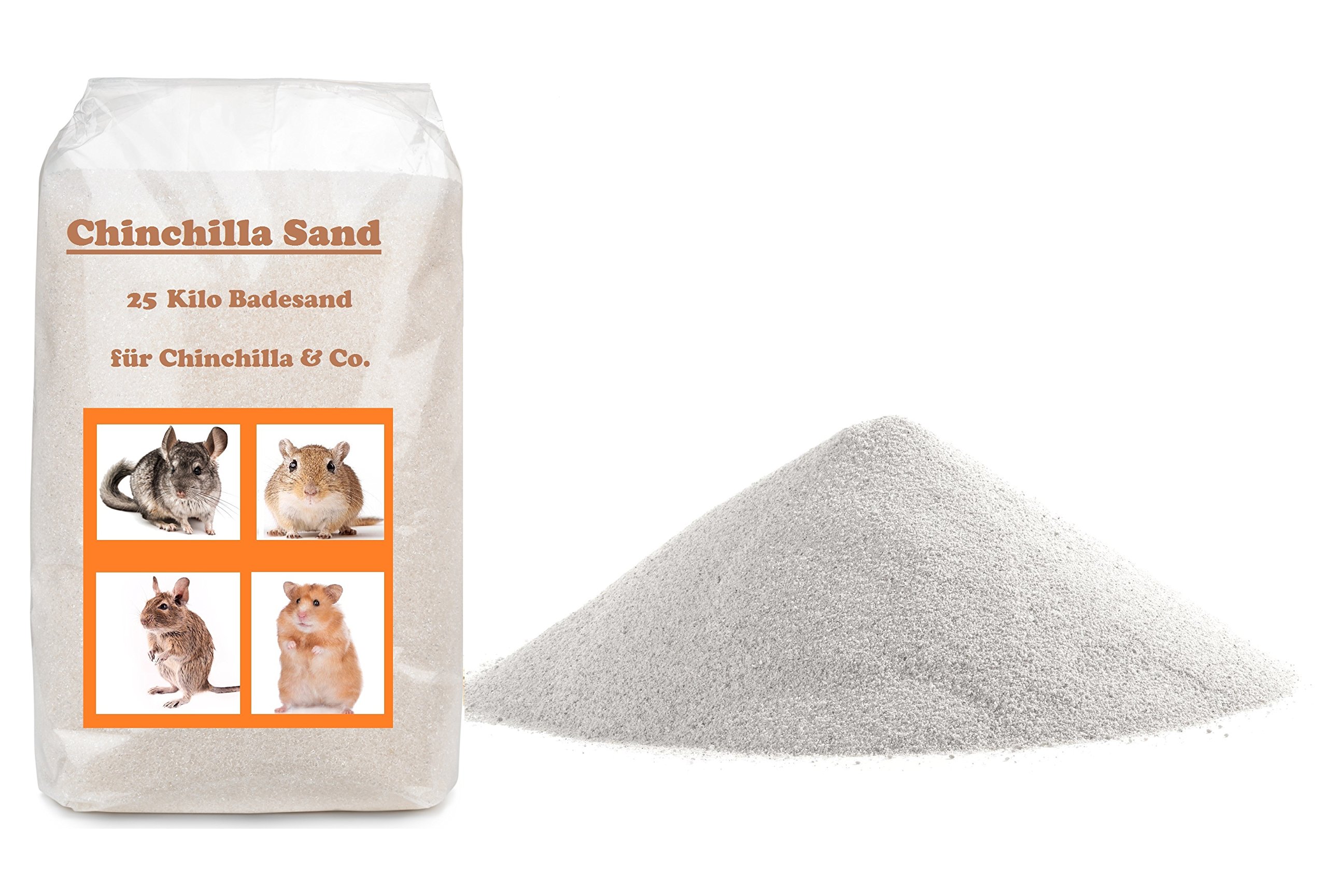 1 kg - 5kg - 10kg - 25kg - 30 kg Chinchilla Sand for Rodents and Co