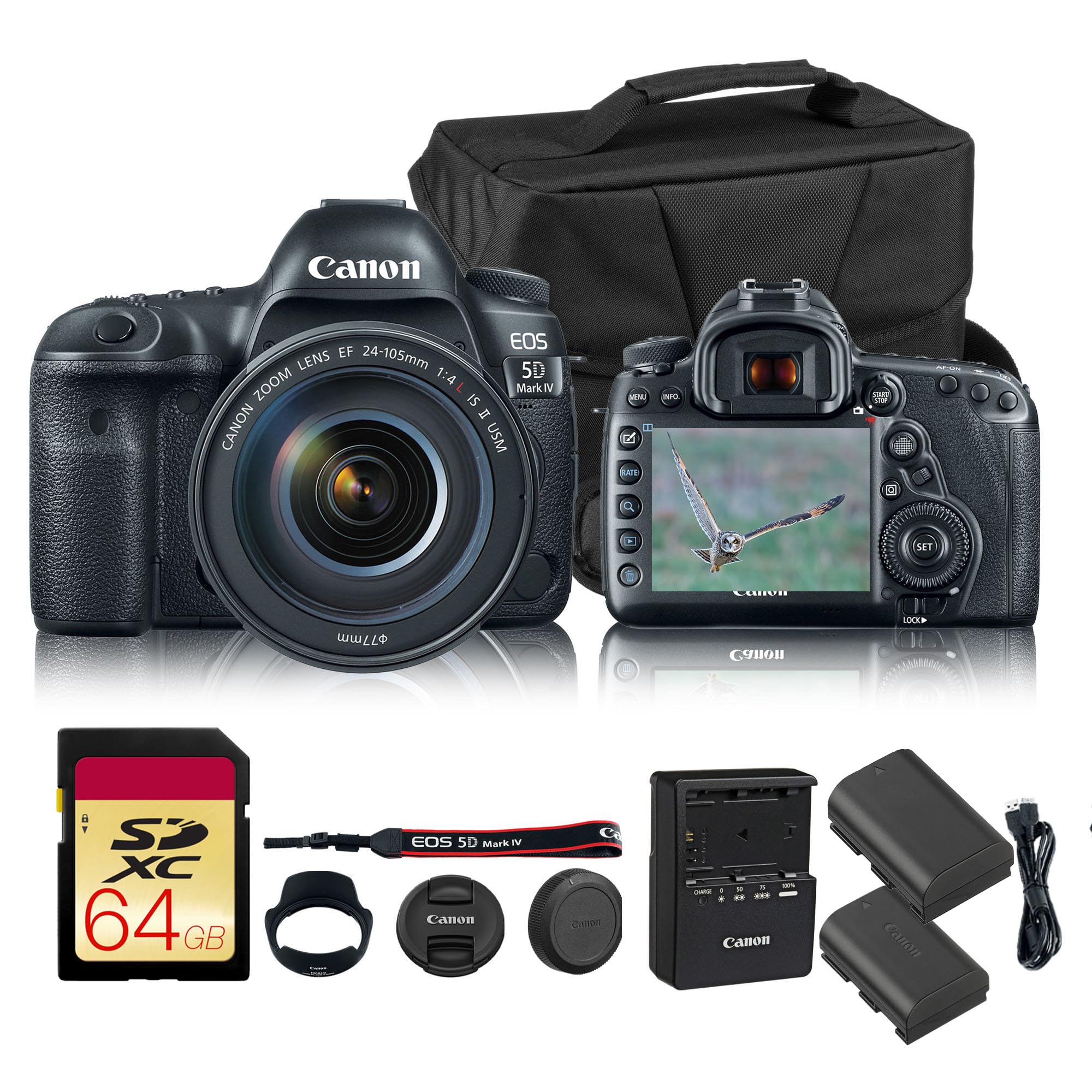 Amazon.com : Canon EOS 5D Mark IV DSLR Camera with EF 24-105mm f