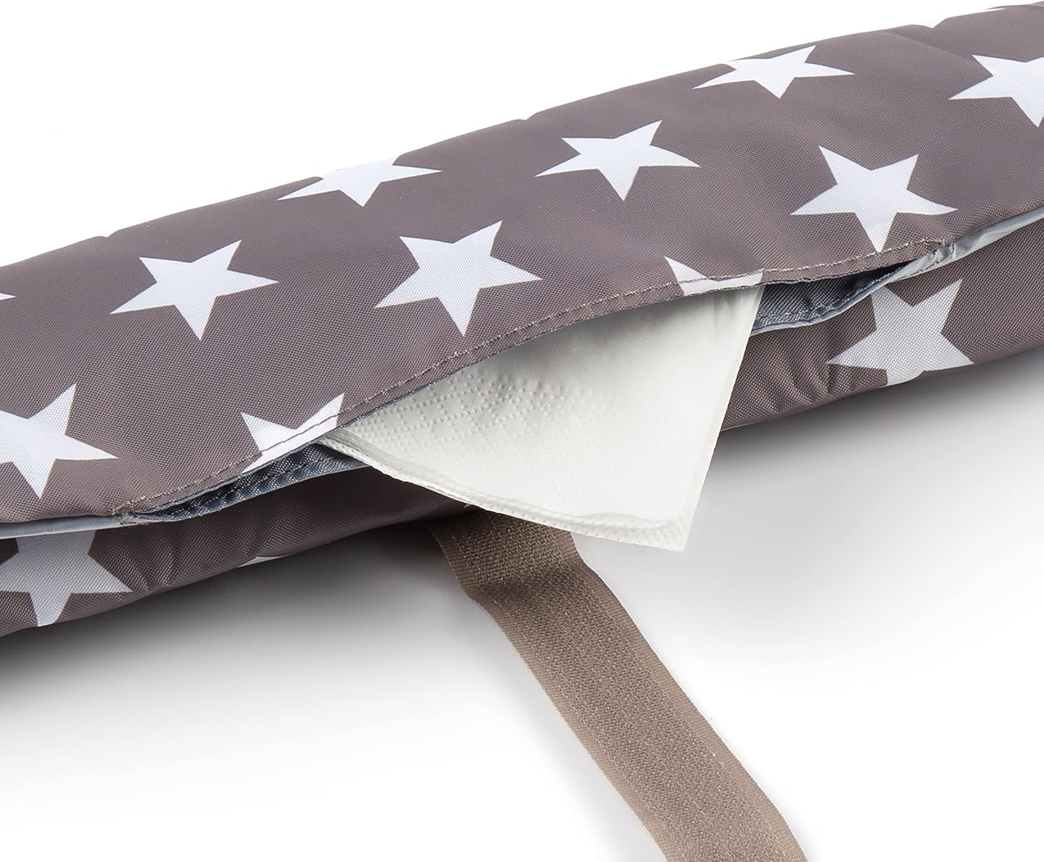 URBAN FOOD TEXTILE BAGUETTE STARS GREY
