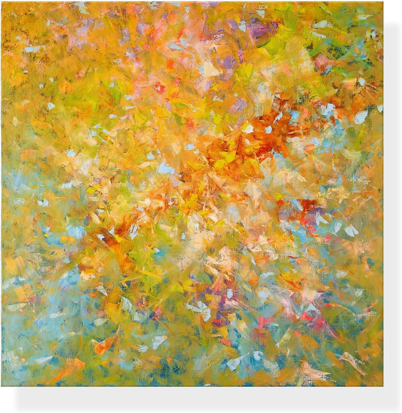 Gloliv Canvas Wall Art – Abstract Wall Decor Painting, Artist-Authorized Reproduction Canvas Prints, Modern Canvas Wall Art Prints for Living Room, Bedroom, or Office 12″X12″