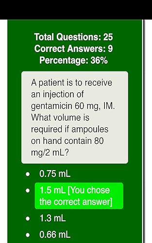 Dosage Calculations Quiz