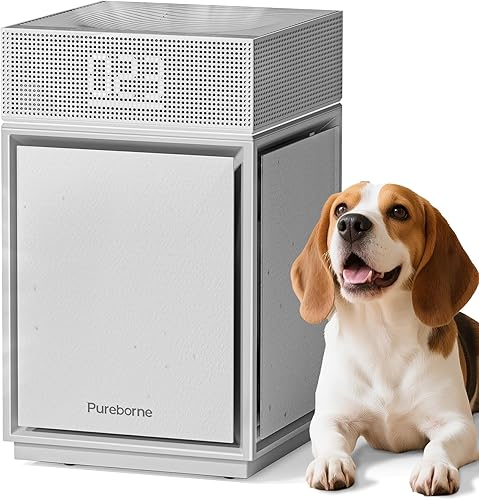 Purificadores de aire para dormitorio, hogar, habitación grande de hasta 2800 pies cuadrados PM 2.5 pantalla con sensor de calidad del aire, filtro